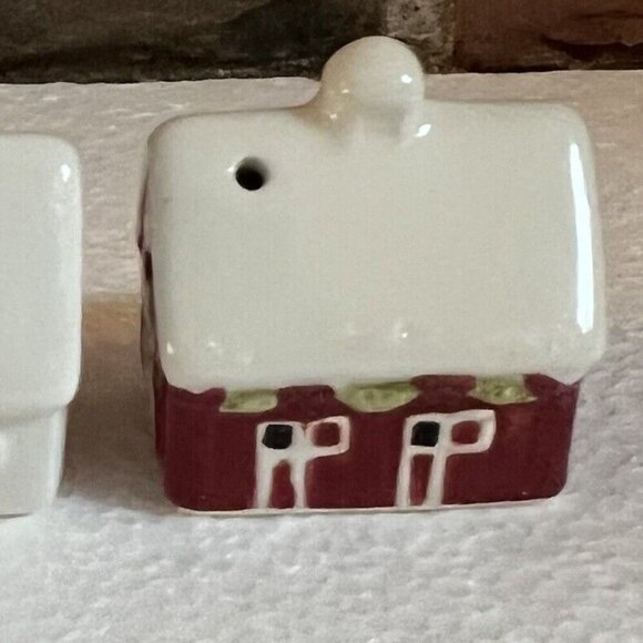 NEW Christmas Country Cottage Salt & Pepper Shaker Set / Ornament - Picture 6 of 6